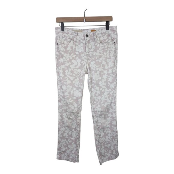 Anthropologie Pilcro | Floral "Stet" Cropped Ankle Jeans | Size 28 - Picture 3 of 14